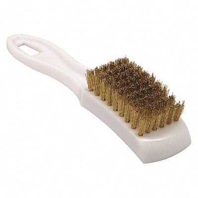 Brush Brass Small Plastic Handle