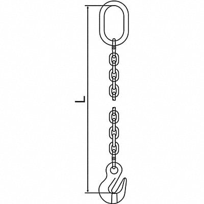 Chain Sling G120 SOG Alloy Steel 5 ft L