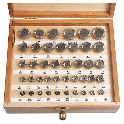 Keyseat Cutter Set 41 pc HSS Stag