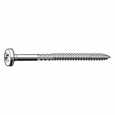 Multi Screw #6 Pan Head Zinc 3/4 L PK200