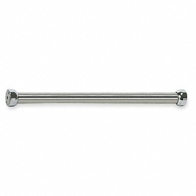 Shower Rod SS 72 in L Chrome Plated