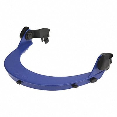 Cap Bracket Slotted Nylon Blue