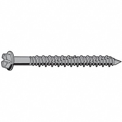 ConcSrw HexWshSlot S 1/4 D 1-1/4 L PK100