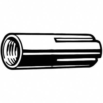 Drop-In Anchor No-Flange 1/2-13x2in PK25