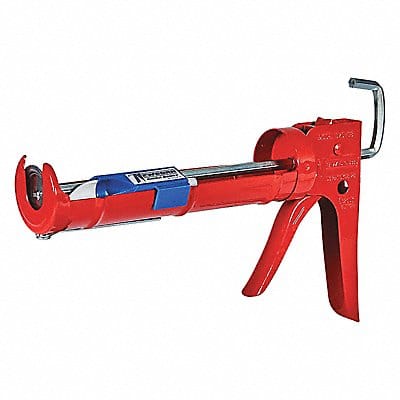 Dripless Caulk Gun Steel Red