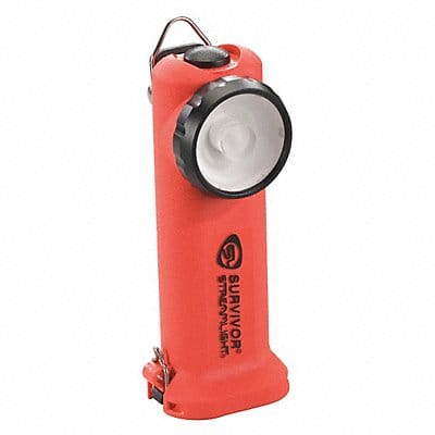 Handheld Flashlight Nylon Orange 175lm