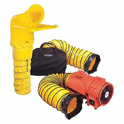 Confined Space Blower Orange/Yellow 16 W