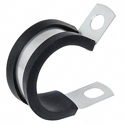 Clamp Cushioned EPDM Dia 3/8 In Pk25