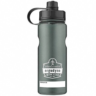 Water Bottle 34 oz Gray BPA Free