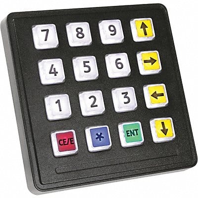 Illuminated Keypad 16 Key IP65