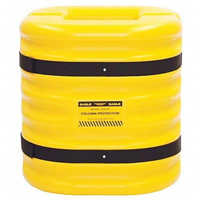 Column Protectr Fits 8 in HDPE Yllw