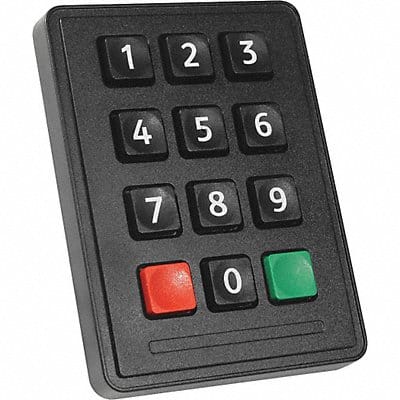 Industrial Black Keypad 12 Key IP65