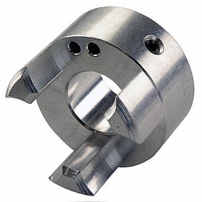 Curved Jaw Coupling Hub 10mm Aluminum