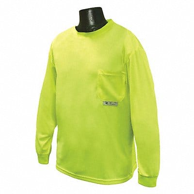 Long Sleeve T-Shirt Unisex L 22 in Grn