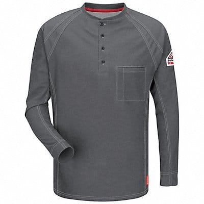 FR Polo Shirt Chrcoal 3XL Long Button