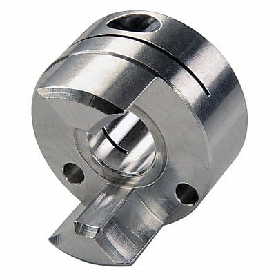 Curved Jaw Coupling Hub 9mm Aluminum