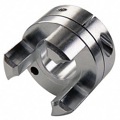 Curved Jaw Coupling Hub 25mm Aluminum