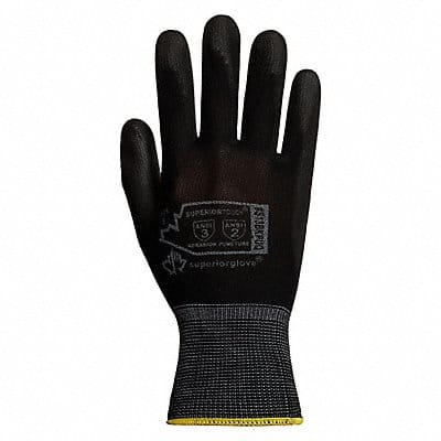 13ga Blk Nylon PU Palm 10 PK12