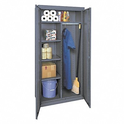 Storage Cabinet 72 x36 x18 Gray 5Shlv