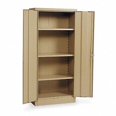 Storage Cabinet 66 x30 x15 Tan 3Shlv