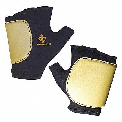 Impact Gloves L Bl/Yllw Polycotton Right