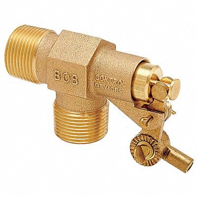 Float Valve 3/8in. LF Brass Pipe Mount