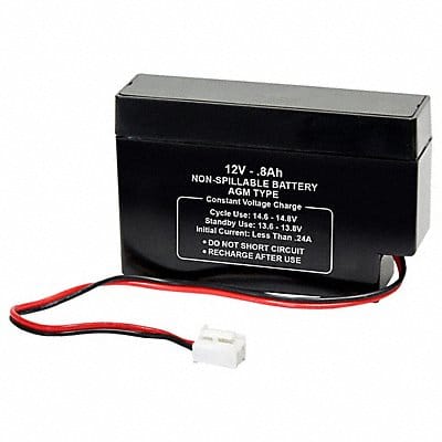 Battery 12VDC 800mAh 2 Pin Wire Leads