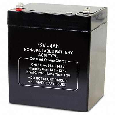 Battery 12VDC 4Ah 0.187 Faston