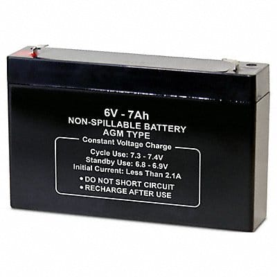 Battery 6VDC 7Ah 0.187 Faston