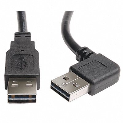 Reversible USB Cable Black 3 ft.