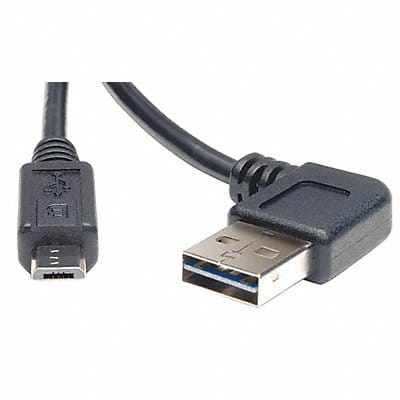 Reversible USB Cable Black 3 ft.