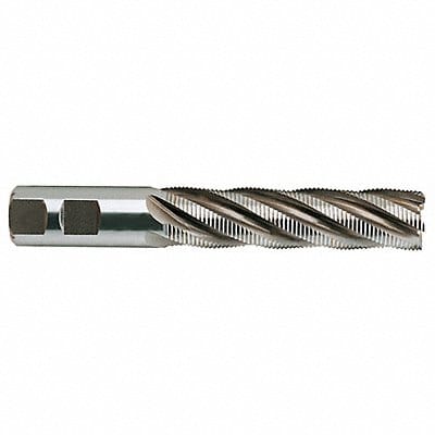 Sq. End Mill Single End HSS 1