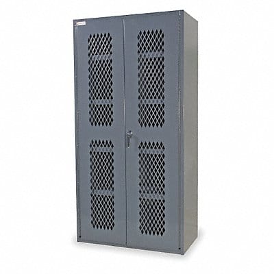 Storage Cabinet 72 x36 x18 Gray 4Shlv