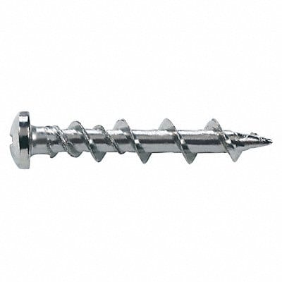 Wall Anchor Screw Steel 1-1/4L PK100