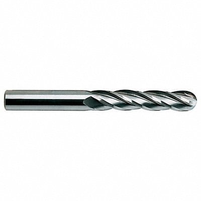 Ball End Mill Single End 3/16 Carbide