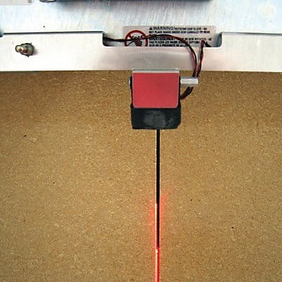 Laser Line For Vertical Panel Saws