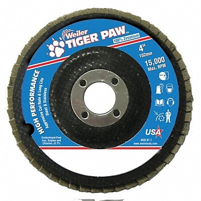 Fiber Disc 4 in Dia 5/8in Arbor 60 Grit