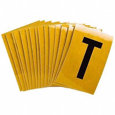 Letter Label T 1-1/2in.Hx1in.W PK25