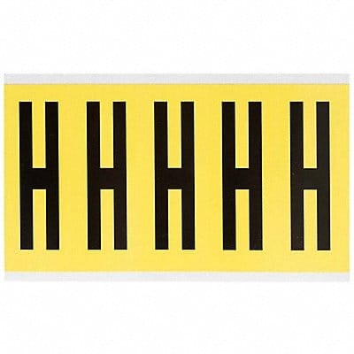 Letter Label H 5in.Hx1-3/4in.W Vinyl