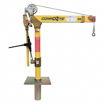 Davit Crane Kit 1200 lb 22 to 66in Reach