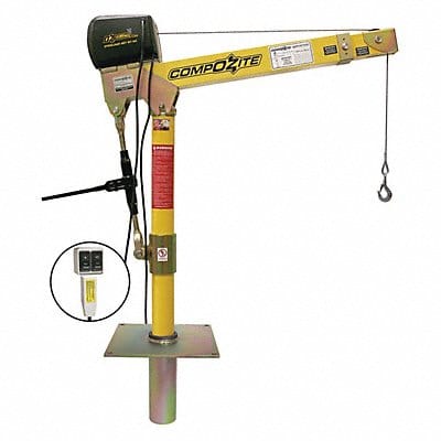 Davit Crane Kit 1200 lb 22 to 66in Reach