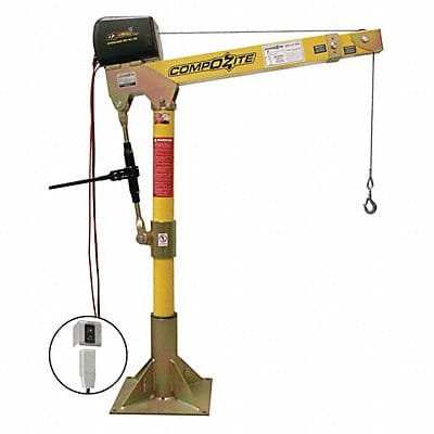 Davit Crane Kit 1200 lb 22 to 66in Reach