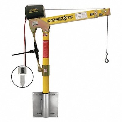 Davit Crane Kit 1200 lb 22 to 66in Reach