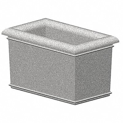 Security Planter Concrete 36 in H