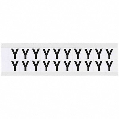 Letter Label Y 3/4in.Hx21/32in.W Vinyl