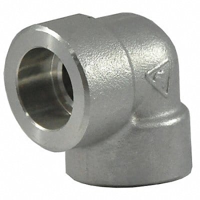 90 Elbow 316 SS 1/2 in Class 3000