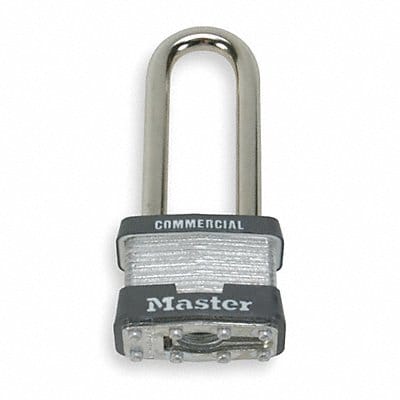 Keyed Padlock 3/4 in Rectangle Silver