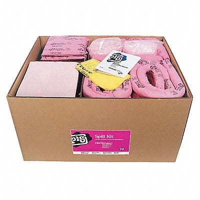 Spill Kit Refill Chem/Hazmat Pink