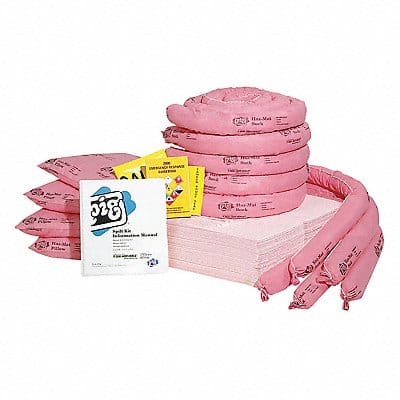 Spill Kit Refill Chem/Hazmat Pink