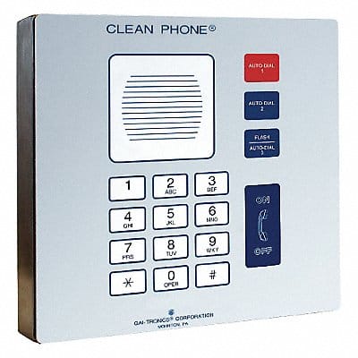 Cleanroom Telephone Wall Gray